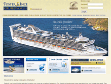 Tablet Screenshot of cruiseworld.foster-ince.com